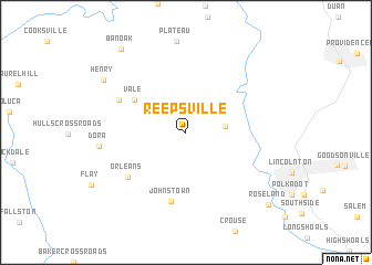 map of Reepsville