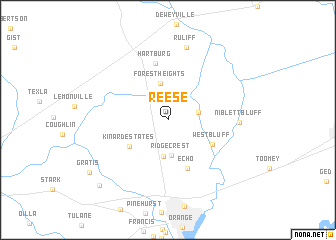 map of Reese