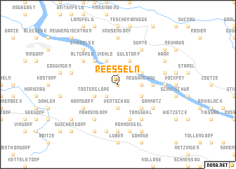 map of Reesseln