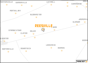 map of Reesville