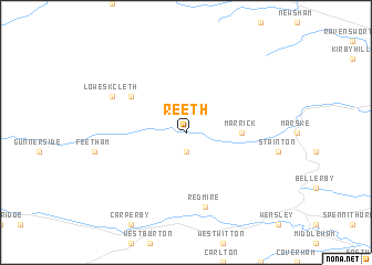 map of Reeth