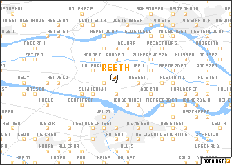 map of Reeth