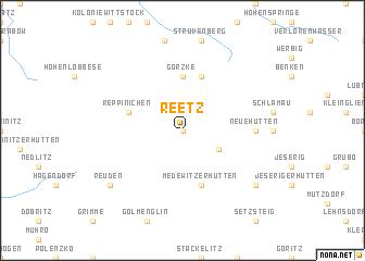 map of Reetz