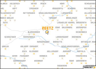 map of Reetz