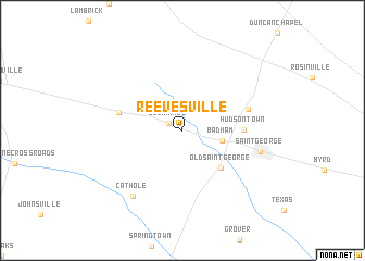 map of Reevesville