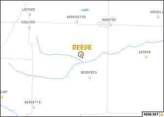 map of Reeve
