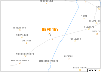 map of Refandy