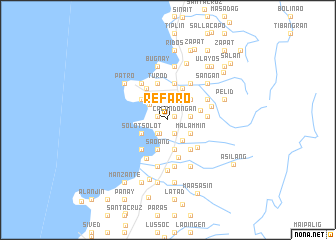 map of Refaro