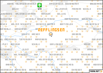 map of Refflingsen