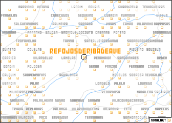 map of Refojos de Riba de Ave