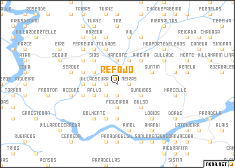 map of Refojo