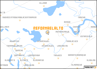 map of Reforma El Alto