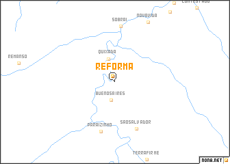 map of Reforma