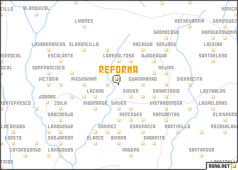 map of Reforma