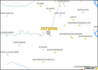 map of Reforma