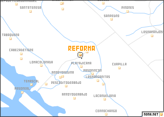 map of Reforma