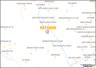 map of Reforma