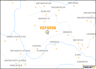 map of Reforma
