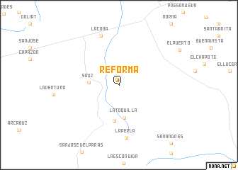 map of Reforma