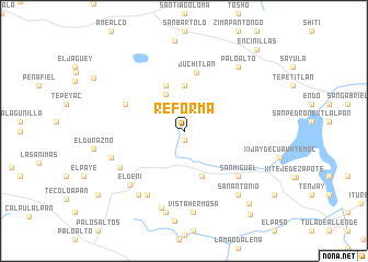 map of Reforma