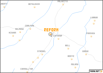 map of Reform