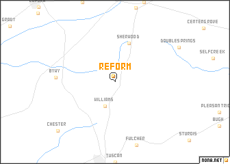 map of Reform