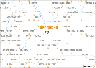 map of Refranche