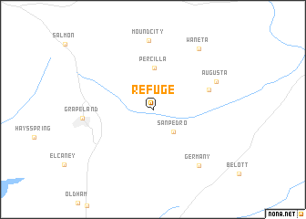 map of Refuge