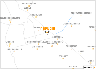 map of Refugio