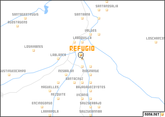 map of Refugio