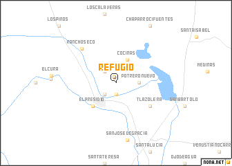 map of Refugio