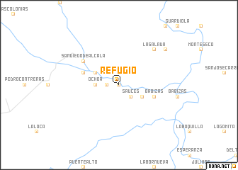 map of Refugio