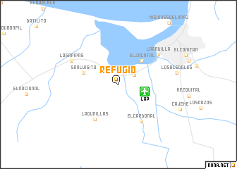 map of Refugio