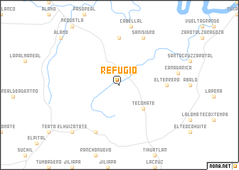 map of Refugio