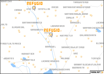 map of Refugio