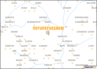 map of Refurefu Egbebi