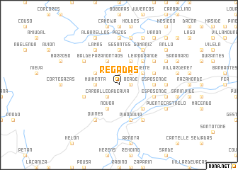 map of Regadas