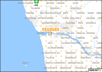 map of Regadas