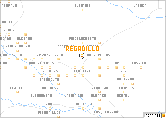 map of Regadillo