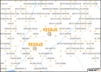 map of Regajo