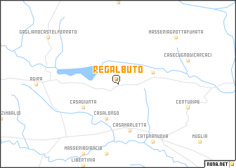 map of Regalbuto