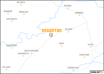 map of Reganton