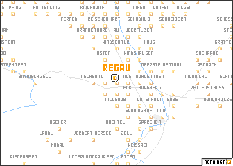 map of Regau