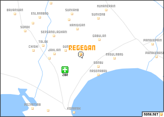 map of Regedān