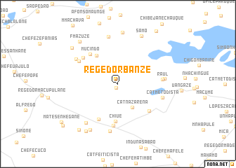 map of Regedor Banze