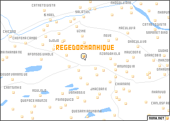 map of Regedor Manhique