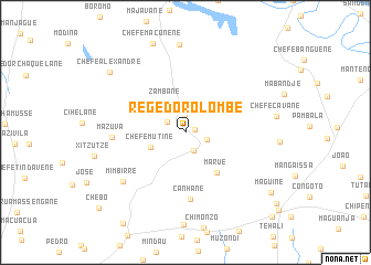 map of Regedor Olombe