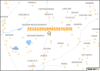 map of Regedor Uamassengane