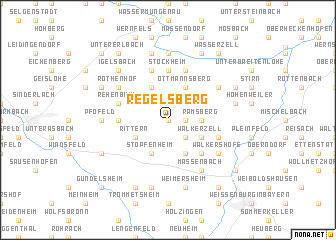 map of Regelsberg