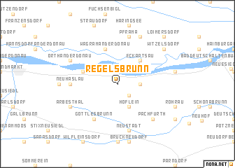 map of Regelsbrunn